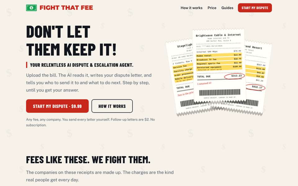 fightthatfee home page