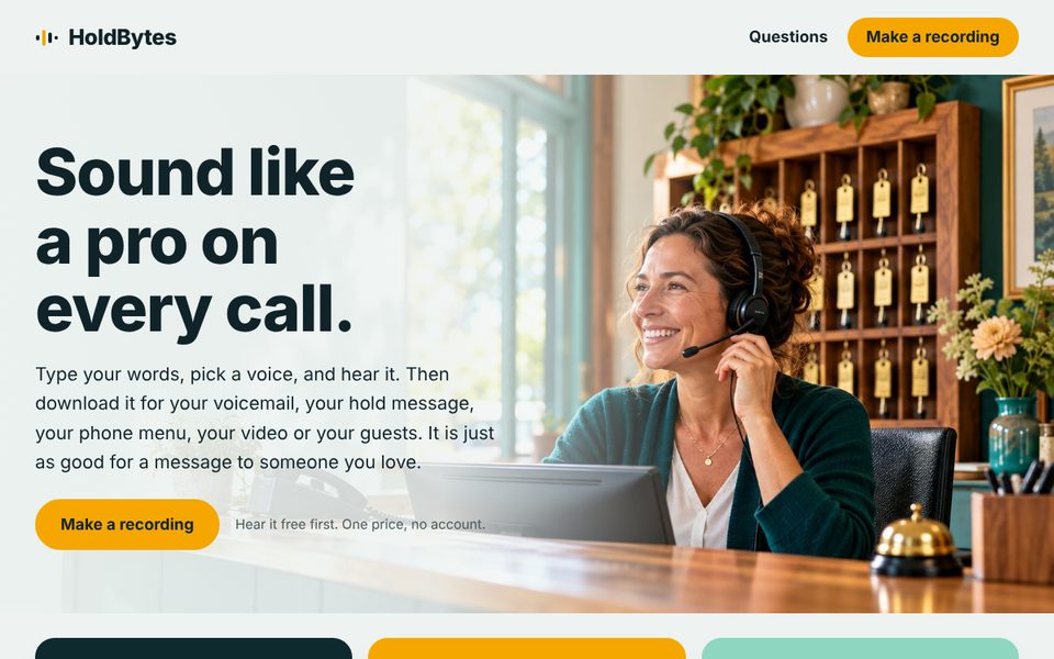 holdbytes home page